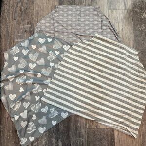 Bundle of Nursing/Car seat covers